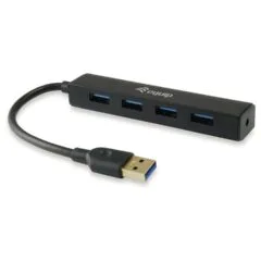 Equip USB-Hub 4-Port 3.0 - to 4x3.0 5Gbps o.Netzteil sw