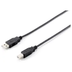 Equip USB Kabel 2.0 A-B St St 3.00m schwarz Polybeutel