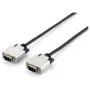 Equip VGA Kabel HD15 St St 15.00m 1024x 768 60Hz sw si