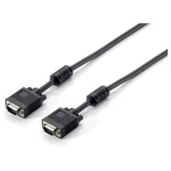 Equip VGA Kabel HD15 St St 20.00m 1024x 768 60Hz schwarz Polybeutel
