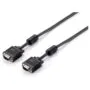 Equip VGA Kabel HD15 St St 20.00m 1024x 768 60Hz schwarz Polybeutel