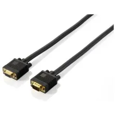 Equip VGA Kabel Verl. HD15 St Bu 1.80m 1024x 768 60Hz sw Blister