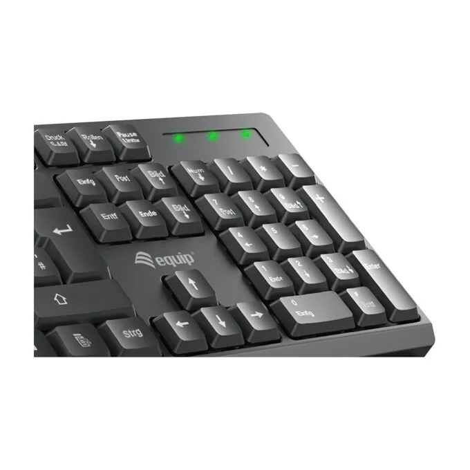 Equip Wireless Tastatur + Maus. Layout italienisch schwarz — image 5