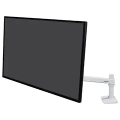 ERGOTRON LX LCD Arm fuer Tischmontage weiss bis 81cm 32Zoll Display anheben bis 33cm 2.3-11.3kg belastbar VESA 75x75 ...