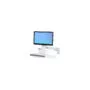 ERGOTRON StyleView Sit-Stand Combo Arm weiss fuer LCD bis 61cm 24 Zoll und Tastatur max 13.2kg VESA 75x75 100x100mm