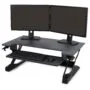 ERGOTRON WorkFit-TL Sitz-Steh-Schreibtisch-Arbeitsplatz schwarz max. Belastung 18kg.