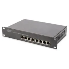 Ethernet PoE Switch, 8-Port PoE+, 10', bis zu 80 W PoE Budget