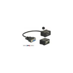 Extender RS-232 DB9 Buchse RJ45 Buchse zu RS-232 DB9 Stecker RJ45 Buchse ESD Schutz 1200 m Reichweite erweiterter Tem...