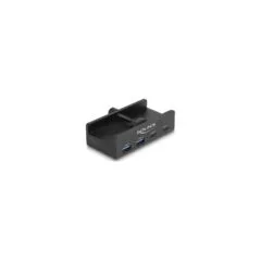 Externer USB 5 Gbps 4 Port Hub 2 x USB Typ-A und 2 x USB Type-CTM mit Feststellschraube