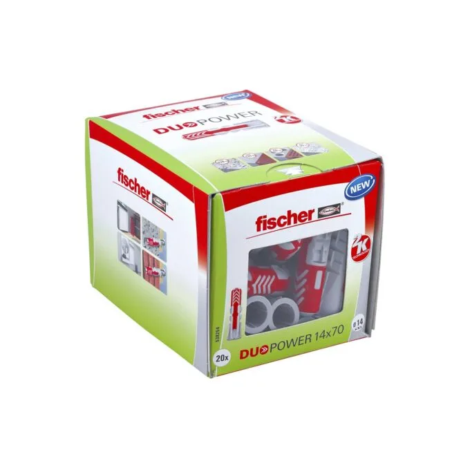 fischer DuoPower 14x70 Universaldübel-Sortiment 14 x 70 mm. 20 Stück — image 1