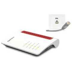 FRITZ! FRITZ!Box 7530 AX - Wireless Router - DSL-Modem 4-Port-Switch - 1GbE - Wi-Fi 6 - Dual-Band - VoIP-Telefonadapt...