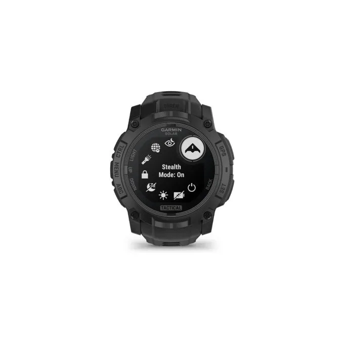Garmin Instinct® 3 Solar Tactical Edition 50mm black mit Silikon-Wechselarmband 26 mm black — image 7