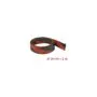 Geflechtschlauch dehnbar 2 m x 38 mm schwarz-rot