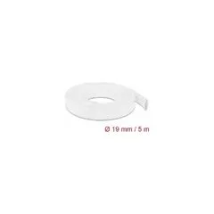 Geflechtschlauch dehnbar 5 m x 19 mm weiß