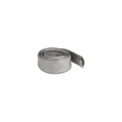 Geflechtschlauch mit Reißverschluss hitzebeständig 2 m x 50 mm grau