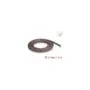 Geflechtschlauch nagerfest dehnbar 2 m x 3 mm braun