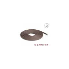 Geflechtschlauch nagerfest dehnbar 5 m x 6 mm braun