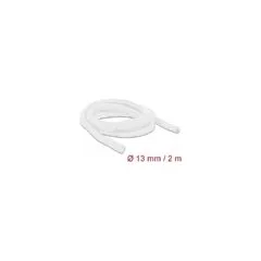 Geflechtschlauch selbstschließend 2 m x 13 mm weiß