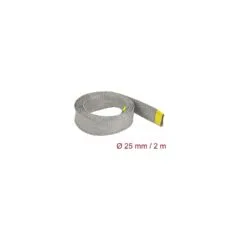 Geflechtschlauch zur EMV Abschirmung dehnbar 2 m x 25 mm