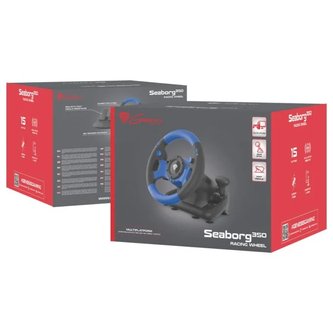 Genesis Gaming Lenkrad SEABORG 350 für PC XBOX PS — image 9