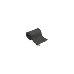 Gewebeschlauch mit Reißverschluss hitzebeständig 1 m x 35 mm schwarz