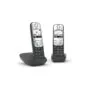 GIGASET A690A DUO mit Anrufbeantworter - schwarz silber
