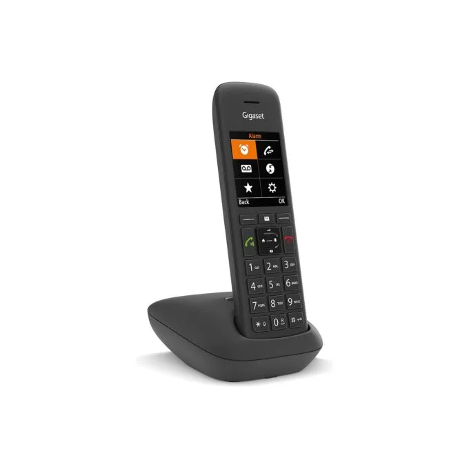 GIGASET C575 schwarz schnurlos analog (DECT) TFT-Farb-Display Freisprechen Adressbuch fr 200 Eintrge Wecker Kalender — image 2