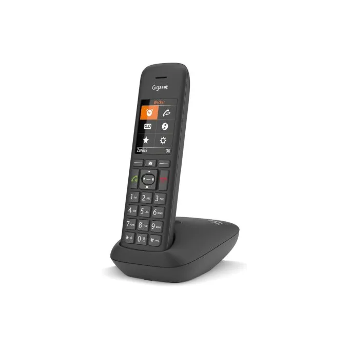 GIGASET C575 schwarz schnurlos analog (DECT) TFT-Farb-Display Freisprechen Adressbuch fr 200 Eintrge Wecker Kalender — image 3