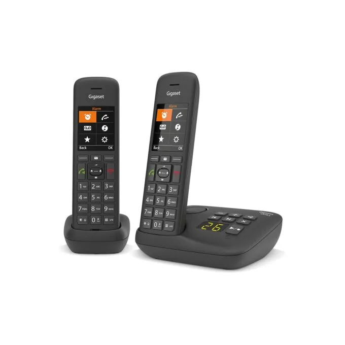 GIGASET C575A Duo schwarz schnurlos analog DECT 2 Mobilteile TFT-Farb-Display Freisprechen Adressbuch fr 200 Eintrge ... — image 2