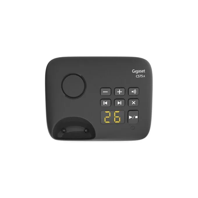 GIGASET C575A Duo schwarz schnurlos analog DECT 2 Mobilteile TFT-Farb-Display Freisprechen Adressbuch fr 200 Eintrge ... — image 3