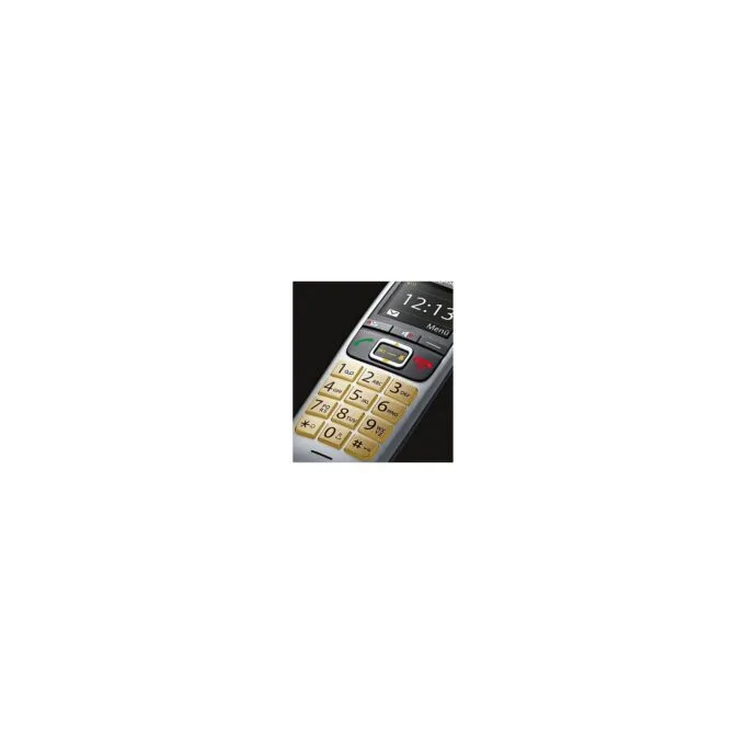 Gigaset E560HX int. Grotasten Mobilteil mit Ladeschale - platin — image 4