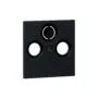 GIRA 0869005 Abd. Koaxial-Antennensteckd. System 55 Schwarz
