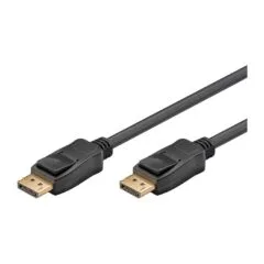 Goobay 1m DisplayPortTM-Kabel 1.4, zertifiziert, 32,4 Gbit s