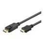 Goobay 2m. DisplayPort-auf-HDMITM-Adapterkabel 1.4. 4K@30Hz . vergoldete Kontakte