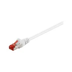 Goobay CAT 6 Patchkabel S FTP (PiMF) Weiß 1 m