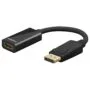 Goobay DisplayPort HDMITM Adapterkabel 1.2 unterstützt 4K 2K HD-Auflösung und 3D-Video