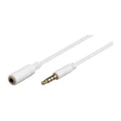 Goobay Kopfhörer & Audio Verlängerungskabel 3.5mm. 1m Weiss