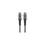 Goobay USB-C auf USB-C mit Metallsteckern, grau, 2m