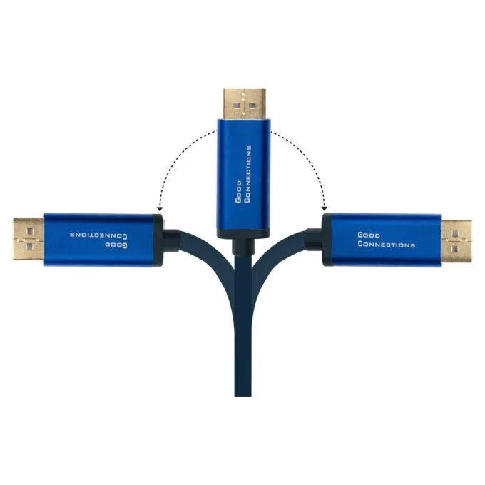 Good Connections Adapterka SmartFLEX USB-C to DP1.2 blue 3m — image 5