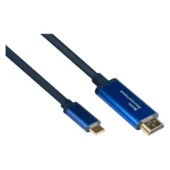 Good Connections Adapterkab SmartFLEX USB-C an HDMI blau 1m