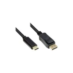 Good Connections Adapterkabel USB-C an DP1.2 schwarz 1m