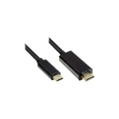 Good Connections Adapterkabel USB-C an HDMI 2.0 schw. 1m