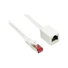 Good Connections Cat.6 Patchkabelverl. S FTP weiß 0,5m