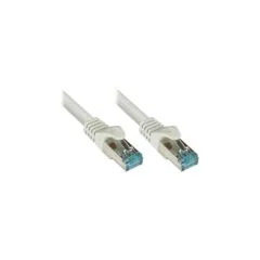 Good Connections Cat.6A Patchkabel Industrie UL grau 0,25m