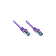Good Connections Cat.6A Patchkabel S FTP HF violett 2m