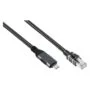 Good Connections Ethernet-Kabel USB-C RJ45, anthrazit, 3,0m