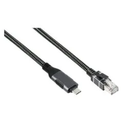 Good Connections Ethernet-Kabel USB-C RJ45, anthrazit, 5,0m