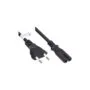 Good Connections Euro-Netzkabel an C7 Euro 8 Bu. schw. 5m