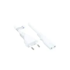 Good Connections Euro-Netzkabel an C7 Euro 8 Bu. weiß 10m