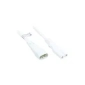 Good Connections Euro-Verlängerung C8-St C7-Bu weiß 2m